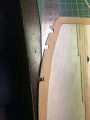 Build photo of the HMS Diana model, 2017-04-01