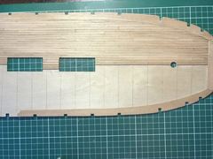 Build photo of the HMS Diana model, 2017-07-01