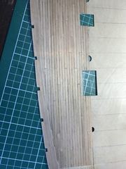 Build photo of the HMS Diana model, 2017-07-01