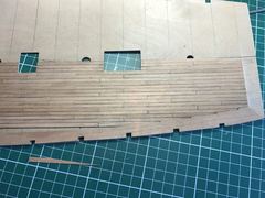 Build photo of the HMS Diana model, 2017-07-01