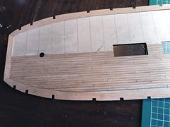 Build photo of the HMS Diana model, 2017-07-01