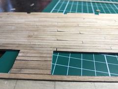 Build photo of the HMS Diana model, 2017-07-02