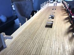 Build photo of the HMS Diana model, 2017-09-24