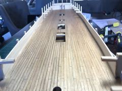 Build photo of the HMS Diana model, 2017-09-24
