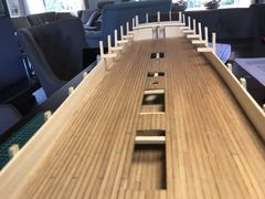 Build photo of the HMS Diana model, 2017-09-24