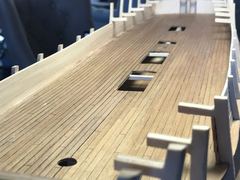 Build photo of the HMS Diana model, 2017-09-24