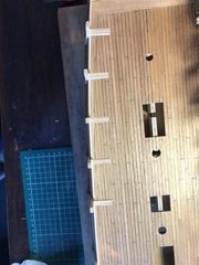 Build photo of the HMS Diana model, 2017-09-24