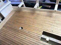 Build photo of the HMS Diana model, 2017-09-24