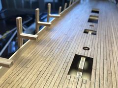 Build photo of the HMS Diana model, 2017-09-24