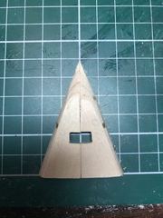 Build photo of the HMS Diana model, 2017-09-26