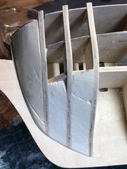Build photo of the HMS Diana model, 2017-09-30