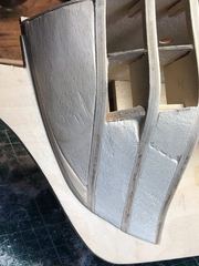 Build photo of the HMS Diana model, 2017-09-30