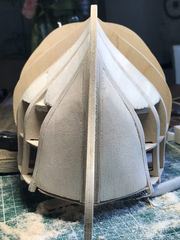 Build photo of the HMS Diana model, 2017-10-01