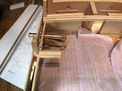 Build photo of the HMS Diana model, 2018-01-02