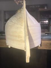 Build photo of the HMS Diana model, 2018-03-25