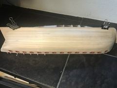 Build photo of the HMS Diana model, 2018-03-25