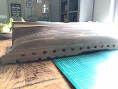 Build photo of the HMS Diana model, 2018-09-08