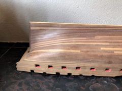 Build photo of the HMS Diana model, 2018-09-08