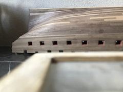 Build photo of the HMS Diana model, 2018-09-08