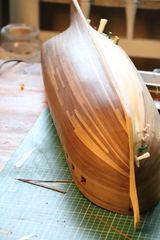 Build photo of the HMS Diana model, 2018-11-03