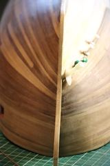 Build photo of the HMS Diana model, 2018-11-03