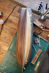 Build photo of the HMS Diana model, 2018-11-03