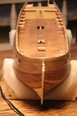 Build photo of the HMS Diana model, 2018-11-04