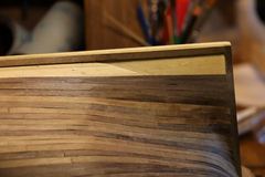 Build photo of the HMS Diana model, 2018-11-18