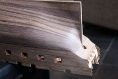 Build photo of the HMS Diana model, 2018-12-02