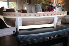 Build photo of the HMS Diana model, 2018-12-02