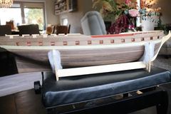 Build photo of the HMS Diana model, 2018-12-02
