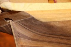 Build photo of the HMS Diana model, 2018-12-04