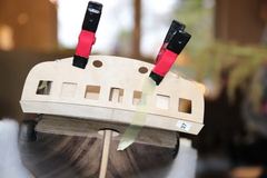 Build photo of the HMS Diana model, 2018-12-08