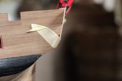 Build photo of the HMS Diana model, 2018-12-08