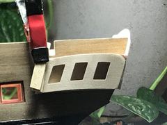 Build photo of the HMS Diana model, 2018-12-08