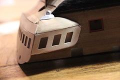 Build photo of the HMS Diana model, 2018-12-09