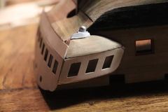 Build photo of the HMS Diana model, 2018-12-09