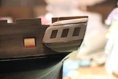 Build photo of the HMS Diana model, 2018-12-09