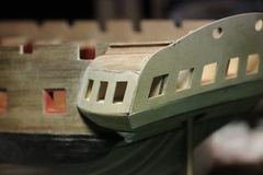 Build photo of the HMS Diana model, 2018-12-10