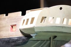 Build photo of the HMS Diana model, 2018-12-10