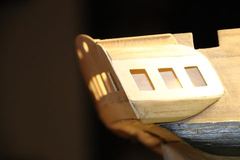 Build photo of the HMS Diana model, 2018-12-10