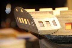 Build photo of the HMS Diana model, 2018-12-10