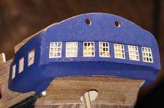 Build photo of the HMS Diana model, 2018-12-12