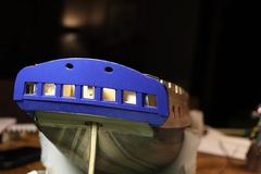 Build photo of the HMS Diana model, 2018-12-12
