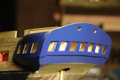 Build photo of the HMS Diana model, 2018-12-12