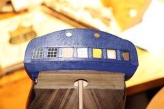 Build photo of the HMS Diana model, 2018-12-13