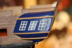 Build photo of the HMS Diana model, 2018-12-15