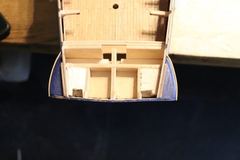 Build photo of the HMS Diana model, 2018-12-15