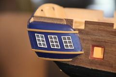 Build photo of the HMS Diana model, 2018-12-16