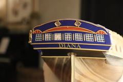 Build photo of the HMS Diana model, 2018-12-16